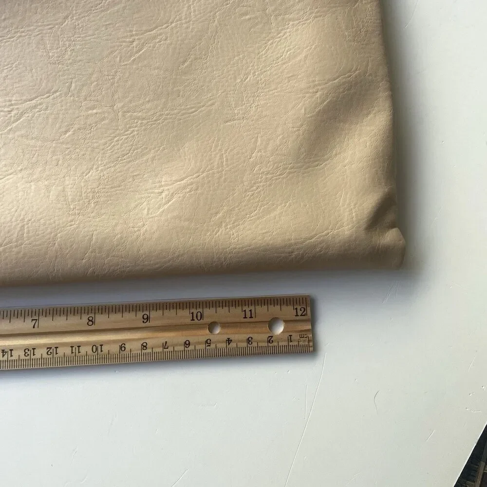 BÉIS Beige Zipper Travel Pouch Portable Toiletry Cosmetic Bag Snap Button